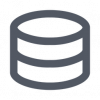 Decorative database icon