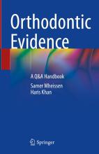The cover of Orthodontic Evidence: A Q&A Handbook