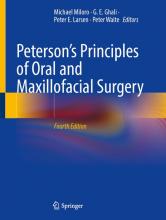 The cover of Peterson's Principles of Oral and Maxillofacial Surgery