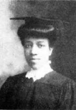 Black and white image of Olive Myrtle Henderson