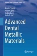 The cover of Advanced Dental Metallic Materials