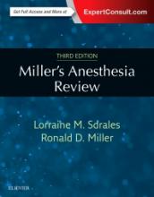 The cover of Miller's Anesthesia Review