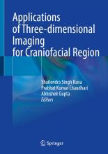 The cover of Applications of Three-dimensional Imaging for Craniogacial Region